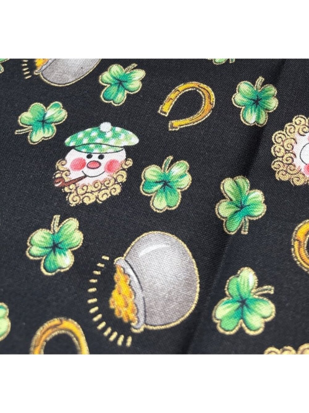 Timeless Treasures St. Patricks Day Cotton Fabric 1/2 yard x 44" Leprechaun